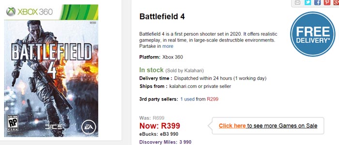 Battlefield 4 special from Kalahari