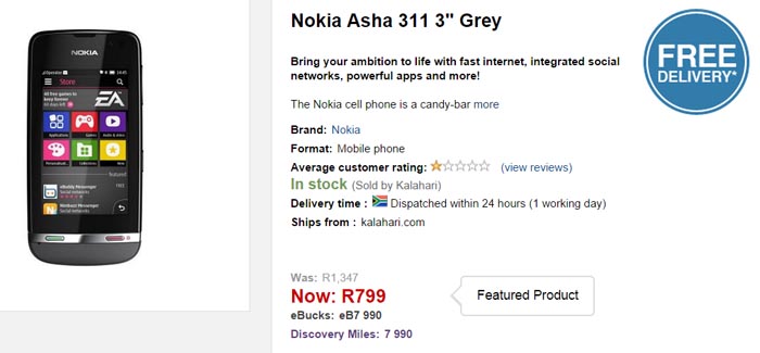 Nokia Asha special from Kalahari