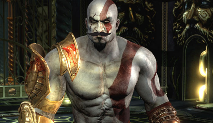 Kratos moustache