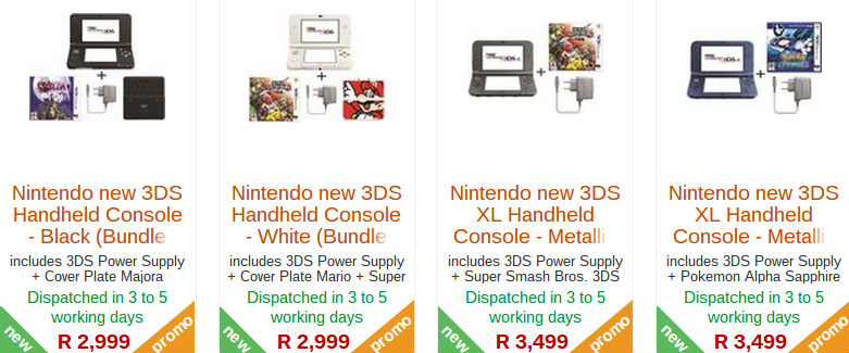 Nintendo 3DS specials from Raru