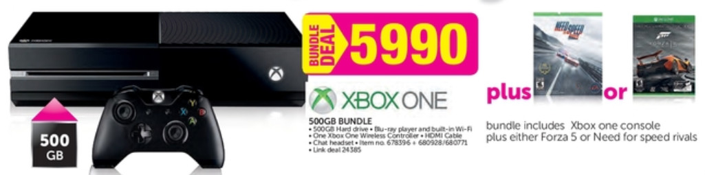 Xbox One bundle special from Game