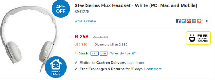 Steelseries Takealot