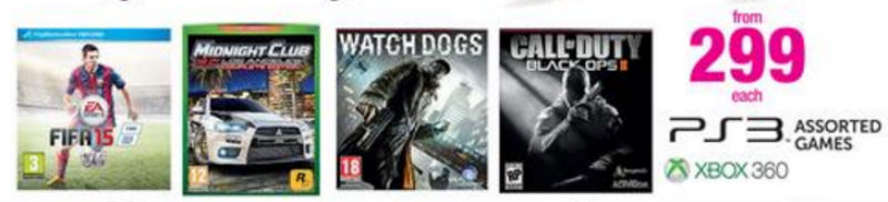 Game specials PS3 Xbox One