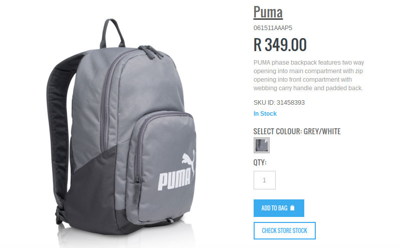 Puma backpack