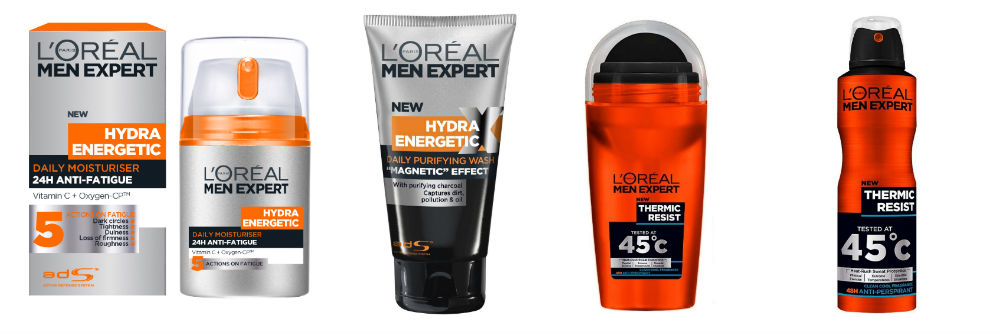 Loreal Men Expert Hydra Energetic range