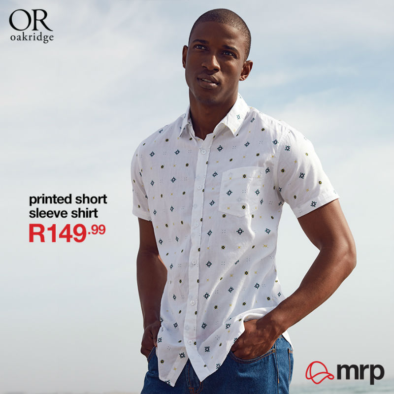 Printed short sleeve shirt