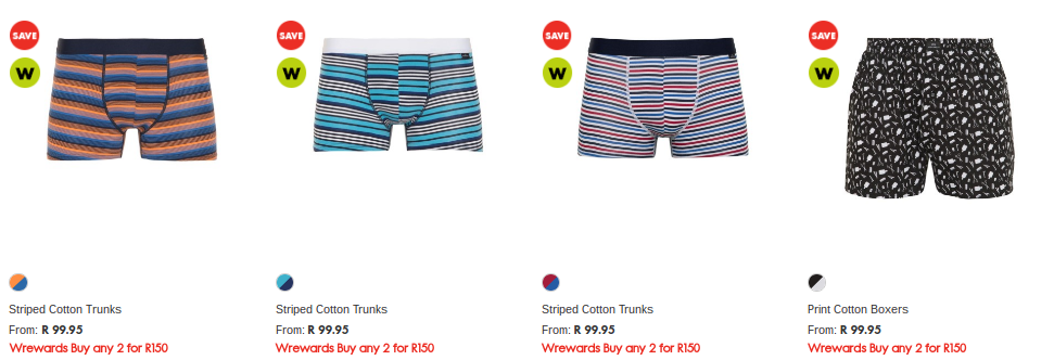 Woolworths underwear