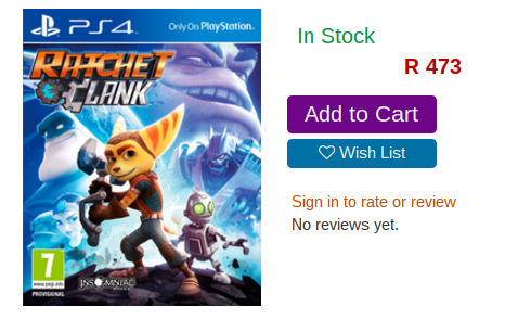 Ratchet and Clank PS4