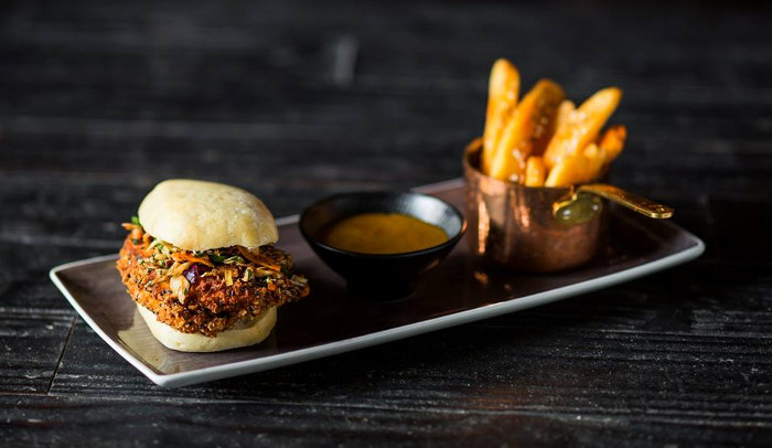 Katsu Chicken Burger, Yuzu. Image: Michael le Grange