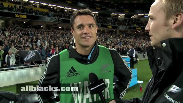 Dan Carter water boy