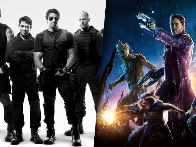 Expendables 3 Guardians of the Galaxy