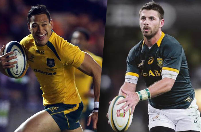 Israel Folau vs Willie le Roux