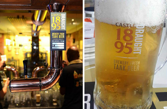 Castle Draught 1895 tank beer