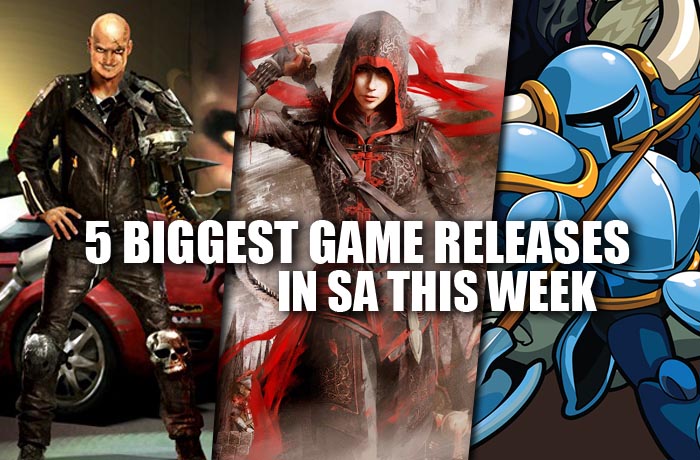 5 biggest game releases in SA this week