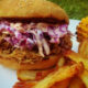 Pulled pork burger