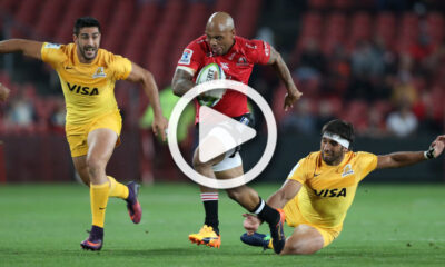 Lionel Mapoe try Jaguares