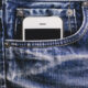 Smartphone in pocket