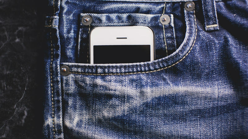 Smartphone in pocket